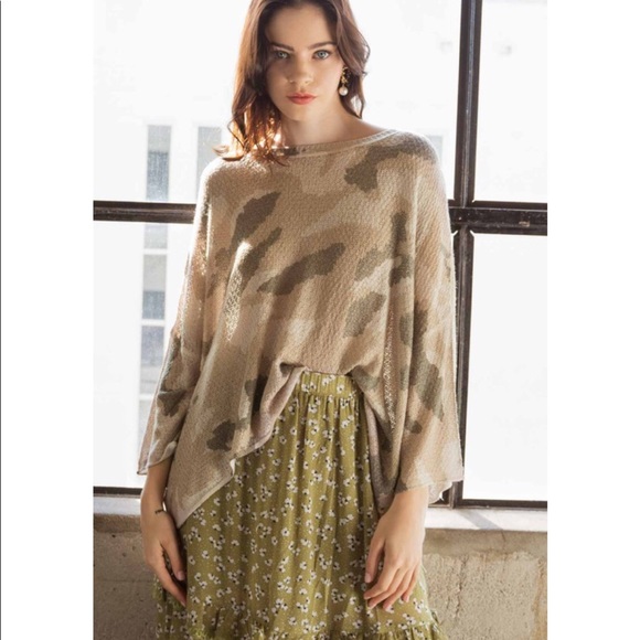 POL Camo Print Lightweight Sweater - Picture 8 of 16